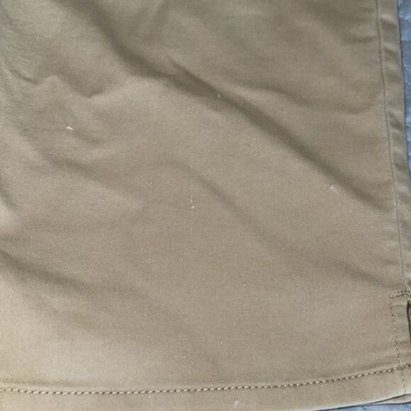 Liz Claiborne Womens Beige Mid-Rise Shorts Size 14P Cotton Blend - Picture 6 of 10